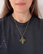 VICTORIAN SCARAB BEETLE & GARNET PENDANT / BROOCH
