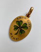 19TH CENTURY FRENCH PLIQUE-A-JOUR ‘SANS LUY RIEN’ 18CT GOLD PENDANT