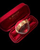 VICTORIAN ROCK CRYSTAL & 15CT GOLD POOL OF LIGHT SPHERE PENDANT