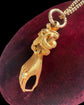GEORGIAN 15CT GOLD & DIAMOND HAND CLASP / PENDANT