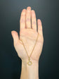 ANTIQUE 18CT GOLD BOLT RING