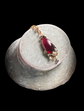 VICTORIAN GARNET AND DIAMOND TEARDROP PENDANT