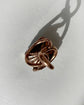 ANTIQUE 9CT GOLD MINI SNAKE FOB PENDANT