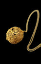 19TH CENTURY LARGE FILIGREE SPHERE PENDANT