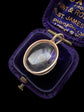 VICTORIAN ROCK CRYSTAL & TURQUOISE PENDANT