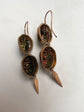 VICTORIAN DOUBLE SCARAB BEETLE EARRINGS