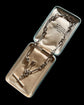 EDWARDIAN CHUNKY SILVER PAPERCLIP ALBERT CHAIN