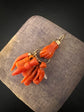EARLY 19TH CENTURY CORAL HAND FIGA PENDANT
