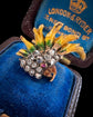 VICTORIAN DIAMOND & ENAMEL COCKATOO SINGLE EARRING
