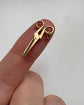 VINTAGE 9CT GOLD MINI SCISSORS PENDANT