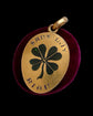19TH CENTURY FRENCH PLIQUE-A-JOUR ‘SANS LUY RIEN’ 18CT GOLD PENDANT