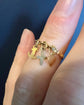 ANTIQUE 18CT GOLD ‘FAITH HOPE CHARITY’ RING