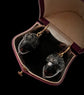 VICTORIAN WHITBY JET ACORN EARRINGS