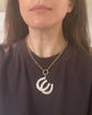 VICTORIAN DOUBLE SILVER HORSESHOE PENDANT