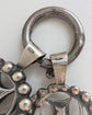 DUTCH 20TH CENTURY SILVER CHATELAINE FOB & KEY SET