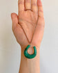 VICTORIAN MALACHITE HORSESHOE PENDANT
