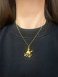 ANTIQUE LOVE FAITH CHARITY 18CT GOLD PENDANT