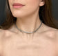 VICTORIAN SILVER SNAKE LINK CHAIN