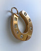 VICTORIAN SUPERSIZED 18CT GOLD & DIAMOND HORSESHOE PENDANT