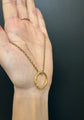 GEORGIAN CHUNKY 15CT GOLD SPLIT RING