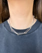 ANTIQUE FINE PAPERCLIP LINK GAURD CHAIN