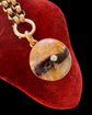 ANTIQUE BLUE JOHN AND 18TH CENTURY SPADE GUINEA LOCKET PENDANT