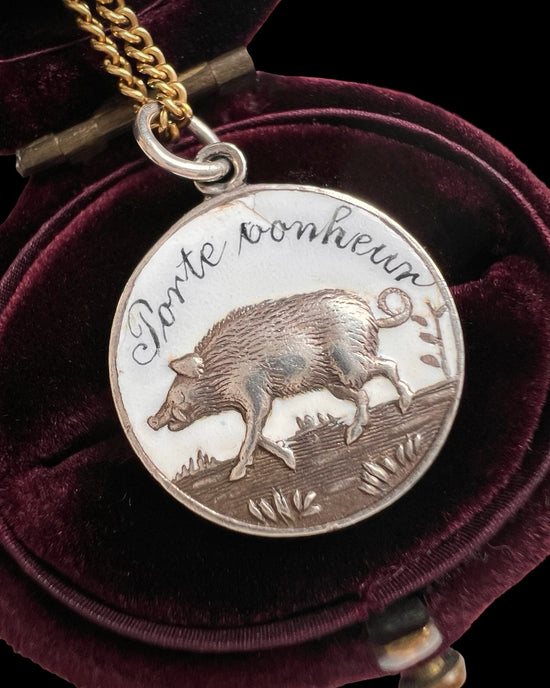 ANTIQUE FRENCH ‘PORTE BONHEUR’ GOOD LUCK CHARM