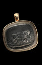 VICTORIAN DOG INTAGLIO TASSIE PENDANT