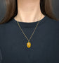 LATE VICTORIAN AGATE AND DIAMOND NUT PENDANT