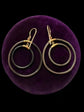 VICTORIAN DOUBLE HOOP ELEPHANT HAIR EARRINGS