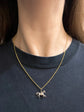 VICTORIAN DIAMOND HORSE PENDANT