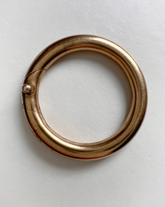 VICTORIAN LARGE 15CT GOLD PUSH BOLT