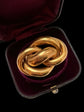 VICTORIAN 15CT GOLD CHUNKY KNOT BROOCH