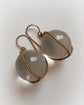 VICTORIAN HIGH CARAT GOLD POOL OF LIGHT EARRINGS