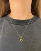 VINTAGE 18CT GOLD CHASED BOLT RING