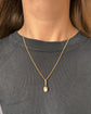 VICTORIAN DIAMOND & PEARL ACORN PENDANT
