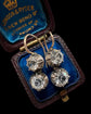 GEORGIAN DOUBLE PASTE DROP EARRINGS