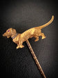 VICTORIAN DACHSHUND DOG STICKPIN