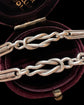 ANTIQUE SILVER FANCY LINK ALBERT CHAIN