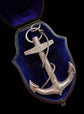 HUGE VICTORIAN SILVER ANCHOR PENDANT
