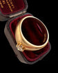 CHUNKY ANTIQUE DIAMOND & 18CT GOLD RING