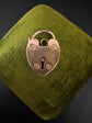VICTORIAN 15CT GOLD HEART PADLOCK CLASP/PENDANT