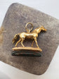 19TH CENTURY FINELY MODELLED HORSE FOB PENDANT