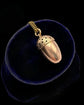 VICTORIAN 9CT GOLD ACORN POMANDER PENDANT