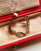 19TH CENTURY DIAMOND & RUBY DOUBLE HORSESHOE NAIL BROOCH