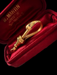 VICTORIAN LARGE 18CT GOLD SNAKE DOG CLIP