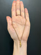 LARGE VICTORIAN 15CT GOLD DOG CLIP