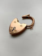 VICTORIAN 15CT GOLD HEART PADLOCK