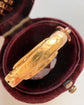 ANTIQUE 9CT GOLD & PASTE HORSESHOE PENDANT