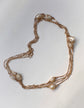 ART NOUVEAU CAGED BAROQUE PEARL CHAIN